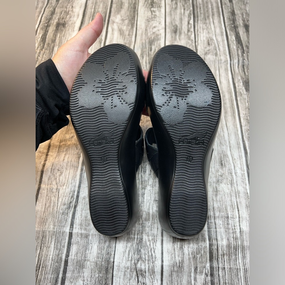 Dansko Black Dee Dress Sandals Women’s 38 - Picture 5 of 5